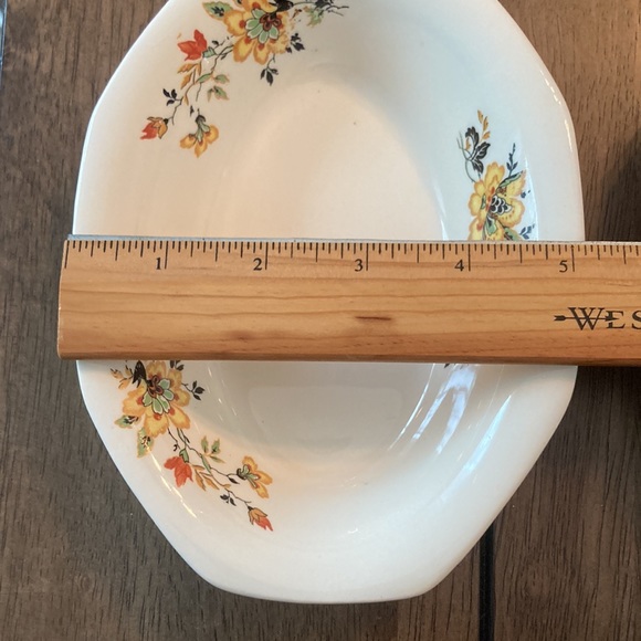 Two Vintage small dish from Homer Laughlin octagonal / oval small dish / plate - Picture 9 of 10